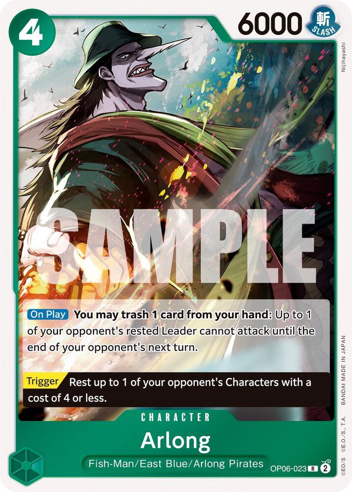 Arlong R Wings of the Captain OP06-023 NM