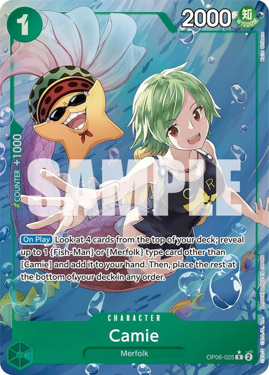 Camie (Alternate Art) R Wings of the Captain OP06-025 NM