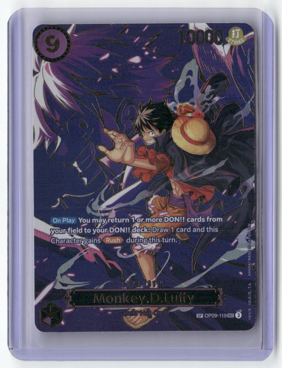Monkey.D.Luffy - (SP) SEC Carrying On His Will OP09-119 NM