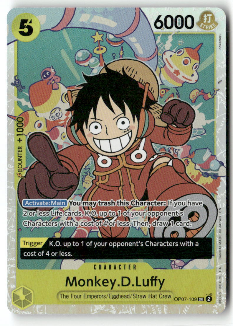 Monkey.D.Luffy (109) SR 500 Years in the Future OP07-109 NM