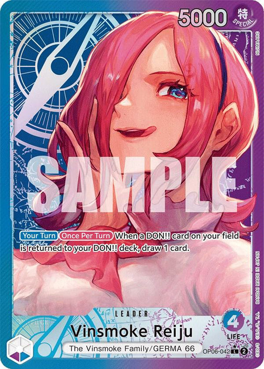 Vinsmoke Reiju (042) (Alternate Art) L Wings of the Captain OP06-042 NM
