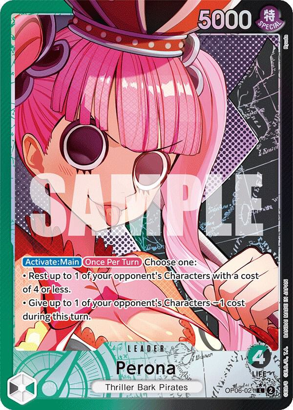 Perona (021) (Alternate Art) L Wings of the Captain OP06-021 NM