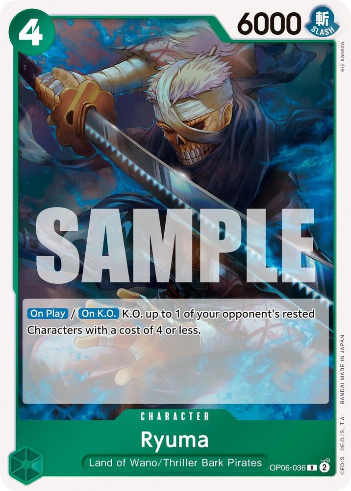 Ryuma R Wings of the Captain OP06-036 NM
