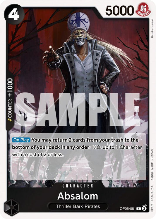 Absalom R Wings of the Captain OP06-081 NM