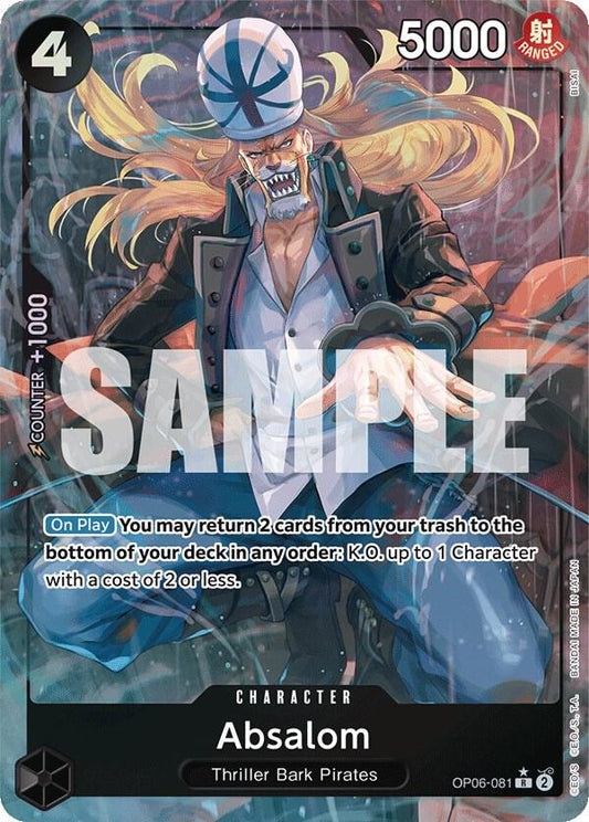 Absalom (Alternate Art) R Wings of the Captain OP06-081 NM