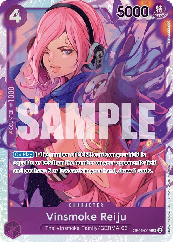 Vinsmoke Reiju (069) SR Wings of the Captain OP06-069 NM