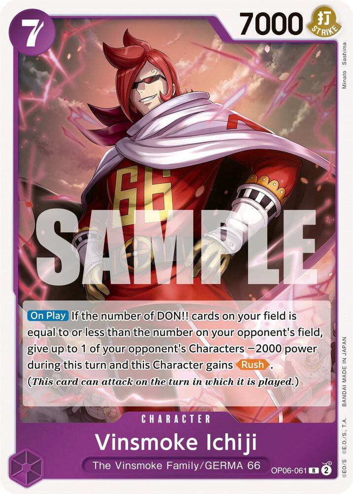 Vinsmoke Ichiji (061) R Wings of the Captain OP06-061 NM