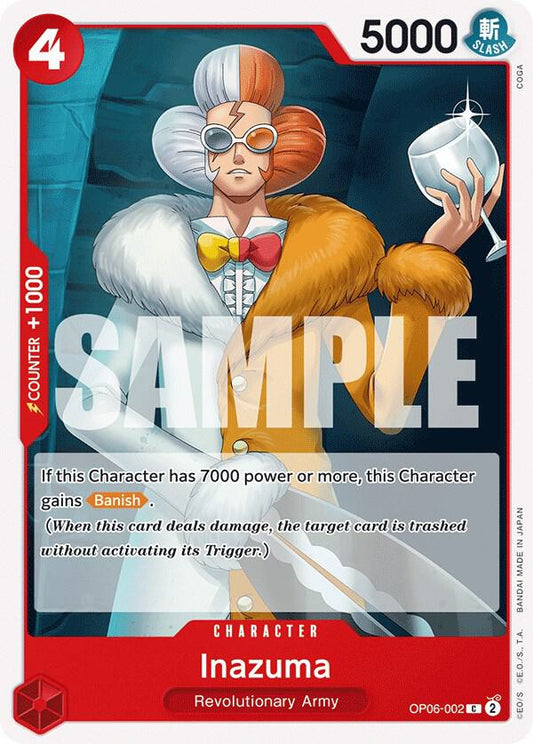 Inazuma C Wings of the Captain OP06-002 NM
