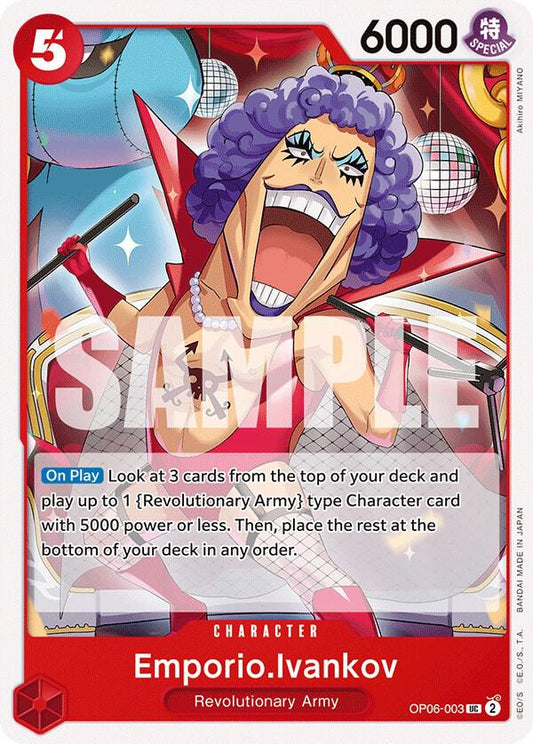 Emporio.Ivankov UC Wings of the Captain OP06-003 NM
