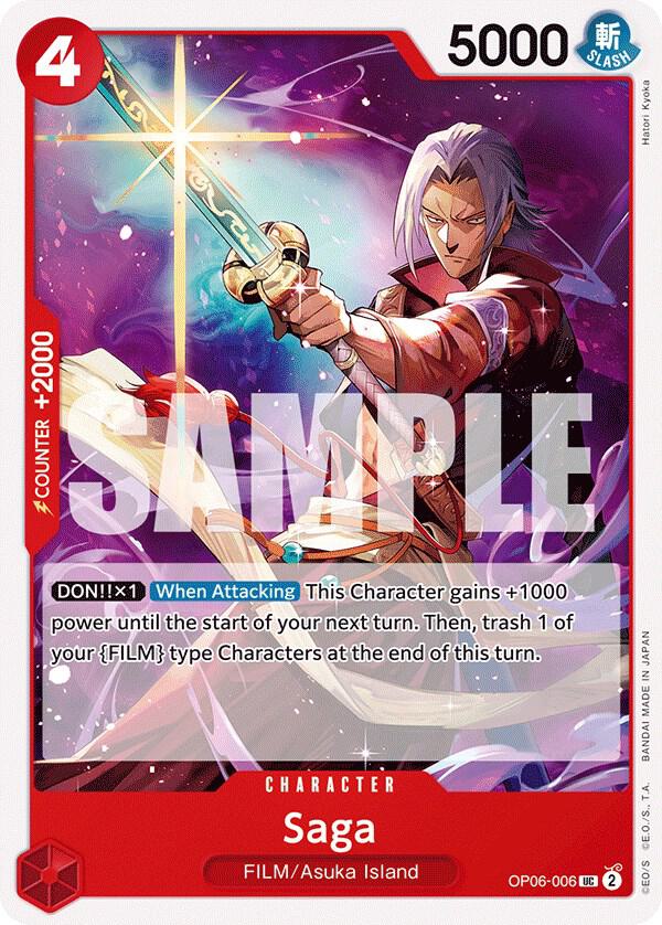 Saga UC Wings of the Captain OP06-006 NM