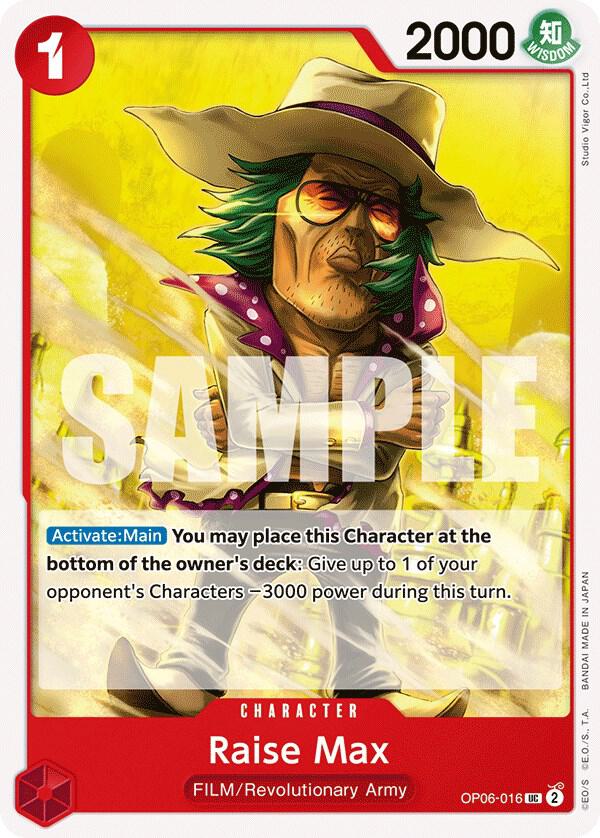 Raise Max UC Wings of the Captain OP06-016 NM