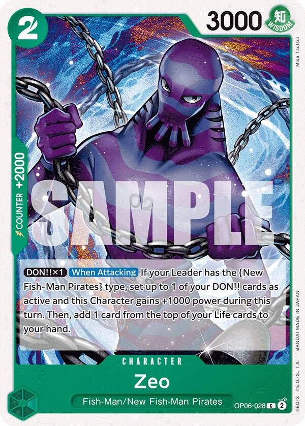 Zeo C Wings of the Captain OP06-028 NM