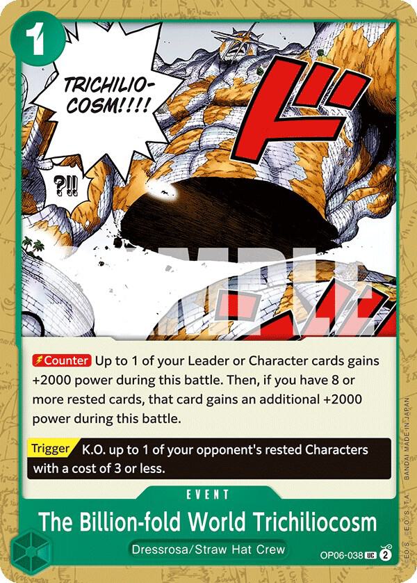The Billion-fold World Trichiliocosm UC Wings of the Captain OP06-038 NM