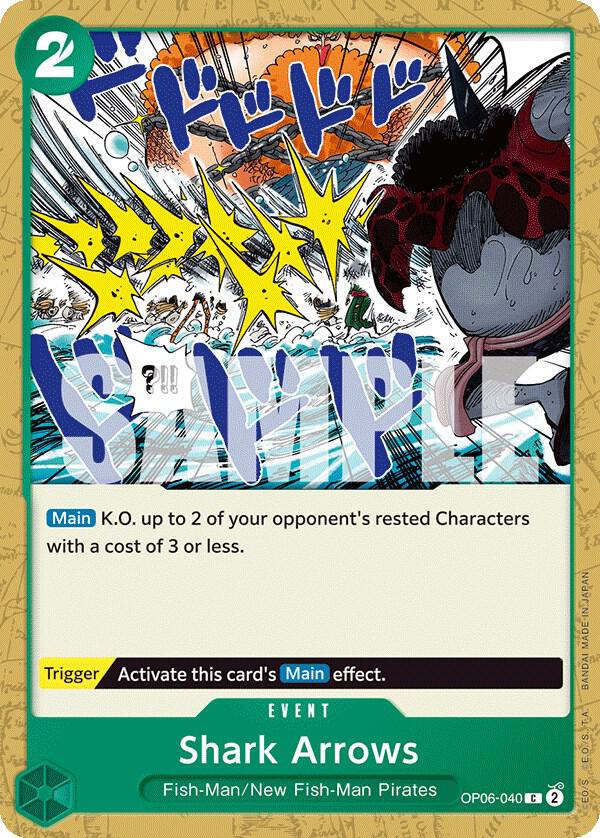 Shark Arrows C Wings of the Captain OP06-040 NM