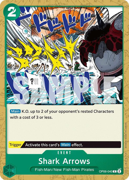 Shark Arrows C Wings of the Captain OP06-040 NM