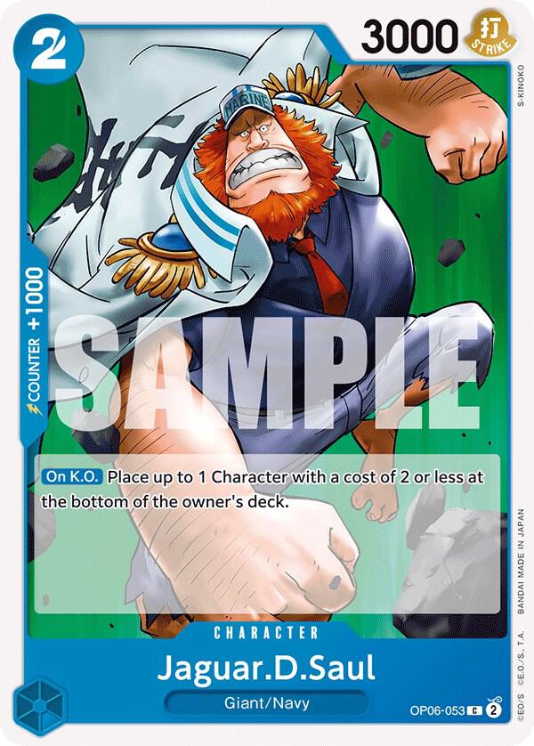 Jaguar.D.Saul C Wings of the Captain OP06-053 NM