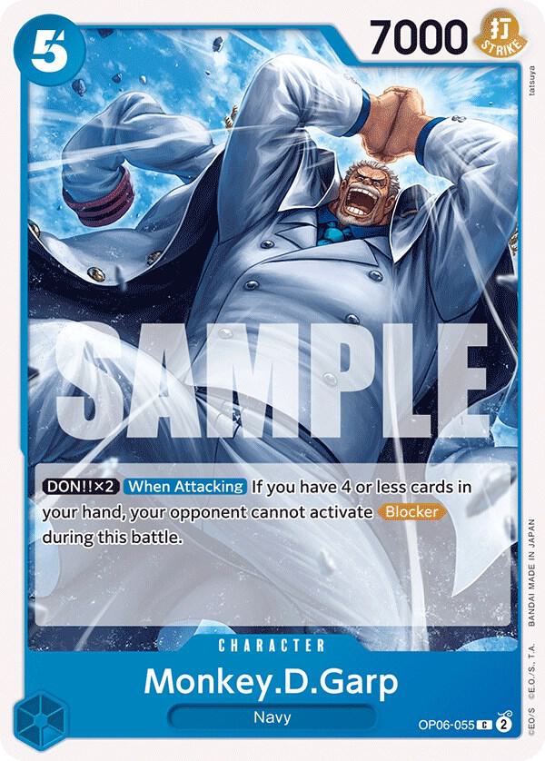 Monkey.D.Garp C Wings of the Captain OP06-055 NM