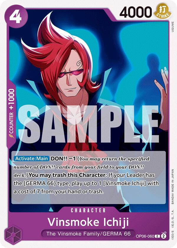 Vinsmoke Ichiji (060) C Wings of the Captain OP06-060 NM