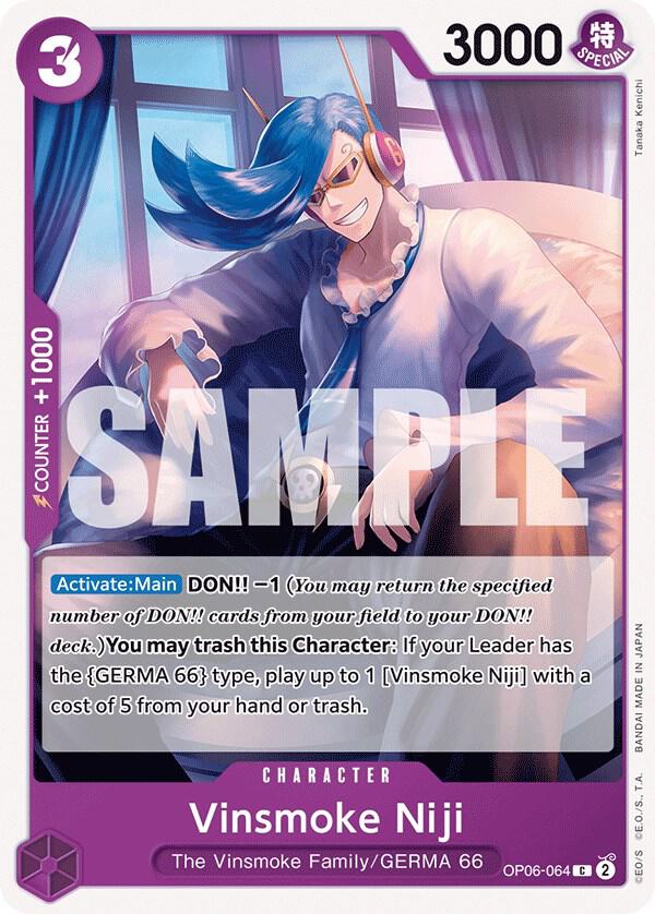 Vinsmoke Niji (064) C Wings of the Captain OP06-064 NM
