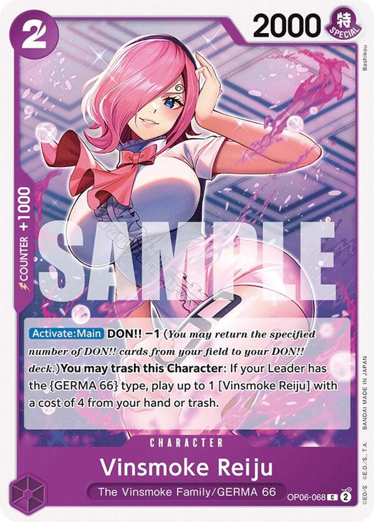 Vinsmoke Reiju (068) C Wings of the Captain OP06-068 NM