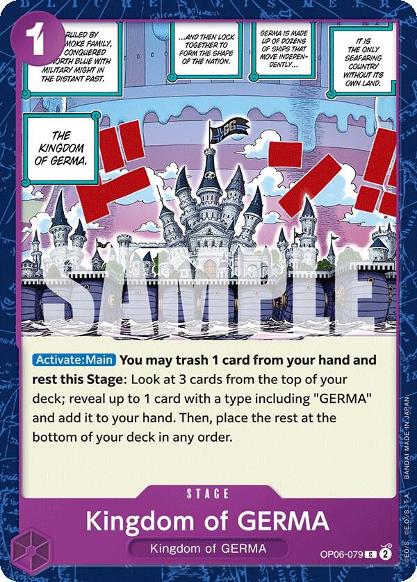 Kingdom of GERMA C Wings of the Captain OP06-079 NM