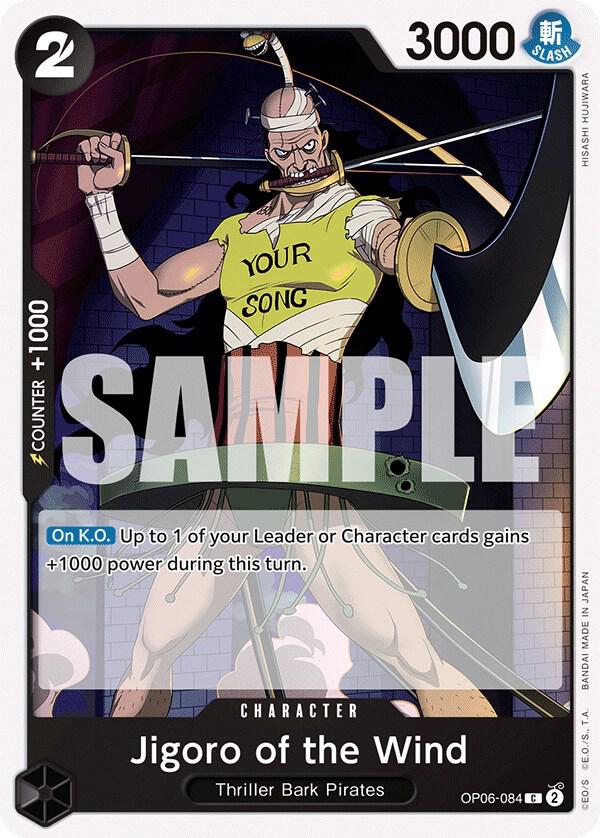 Jigoro of the Wind C Wings of the Captain OP06-084 NM