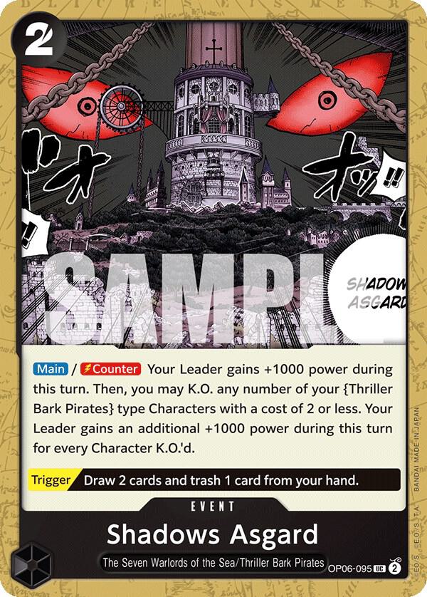 Shadows Asgard UC Wings of the Captain OP06-095 NM