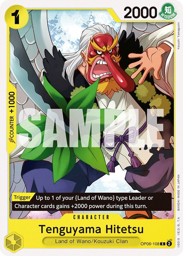 Tenguyama Hitetsu C Wings of the Captain OP06-108 NM