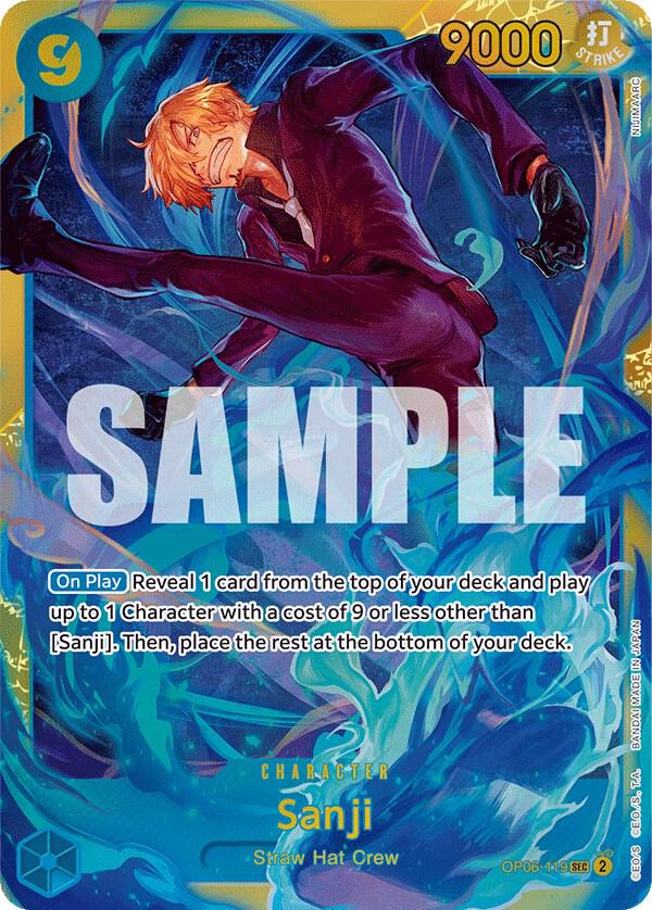 Sanji SEC Wings of the Captain OP06-119 NM