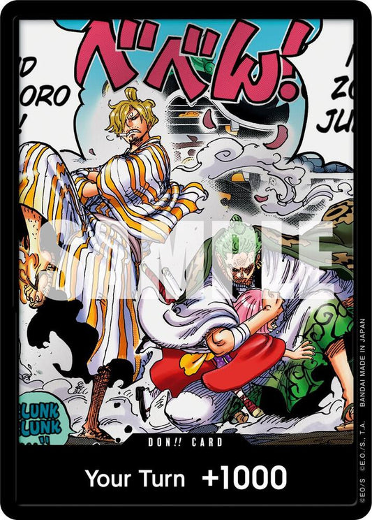 DON!! Card (Alternate Art) DON!! Wings of the Captain NM