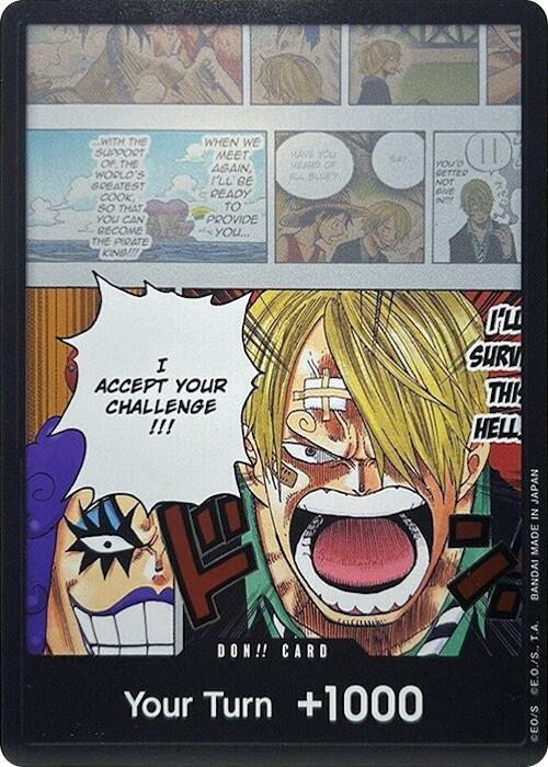 DON!! Card (Ivankov & Sanji) (Double Pack Set Vol. 3) DON!! Wings of the Captain NM