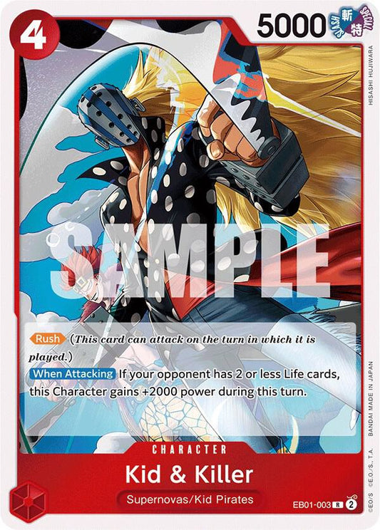 Kid & Killer R Extra Booster: Memorial Collection EB01-003 NM