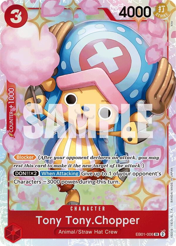 Tony Tony.Chopper SR Extra Booster: Memorial Collection EB01-006 NM