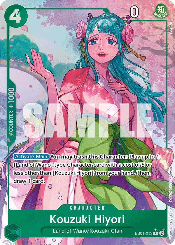 Kouzuki Hiyori (Alternate Art) R Extra Booster: Memorial Collection EB01-013 NM