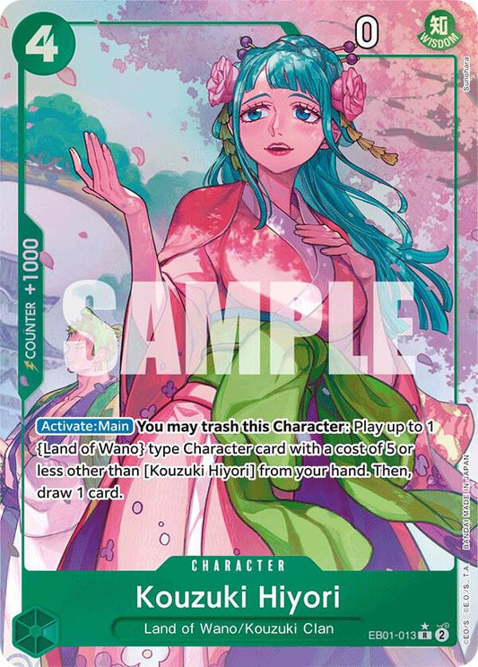 Kouzuki Hiyori (Alternate Art) R Extra Booster: Memorial Collection EB01-013 NM
