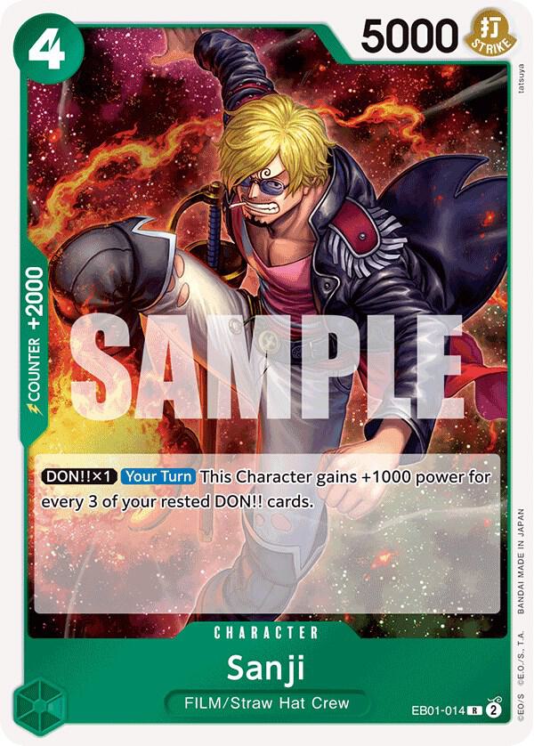 Sanji R Extra Booster: Memorial Collection EB01-014 NM