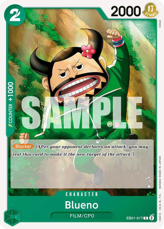 Blueno (017) C Extra Booster: Memorial Collection EB01-017 NM