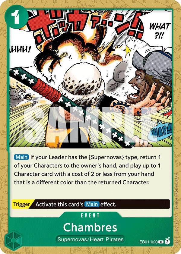 Chambres C Extra Booster: Memorial Collection EB01-020 NM