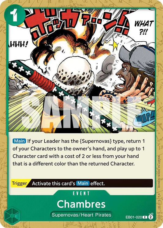 Chambres C Extra Booster: Memorial Collection EB01-020 NM