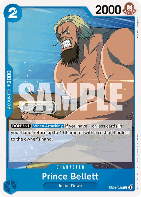 Prince Bellett C Extra Booster: Memorial Collection EB01-026 NM
