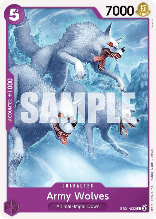 Army Wolves C Extra Booster: Memorial Collection EB01-032 NM
