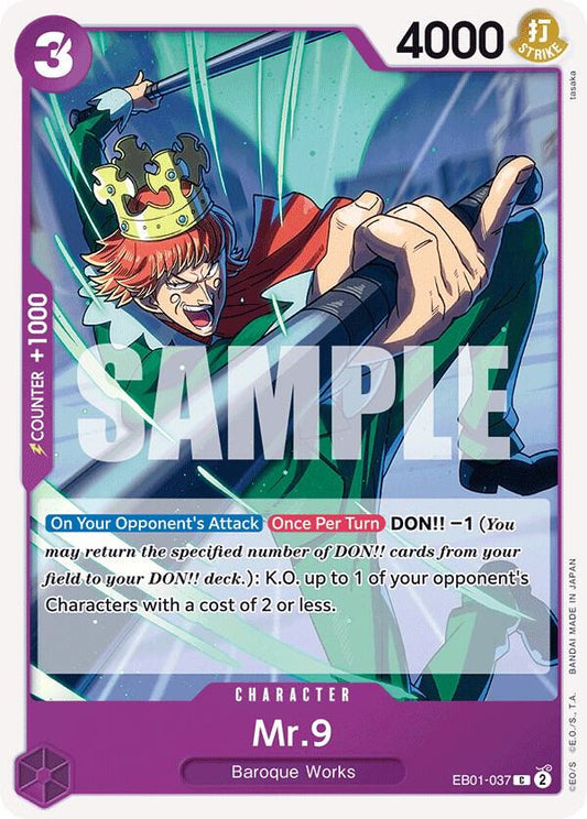Mr. 9 C Extra Booster: Memorial Collection EB01-037 NM