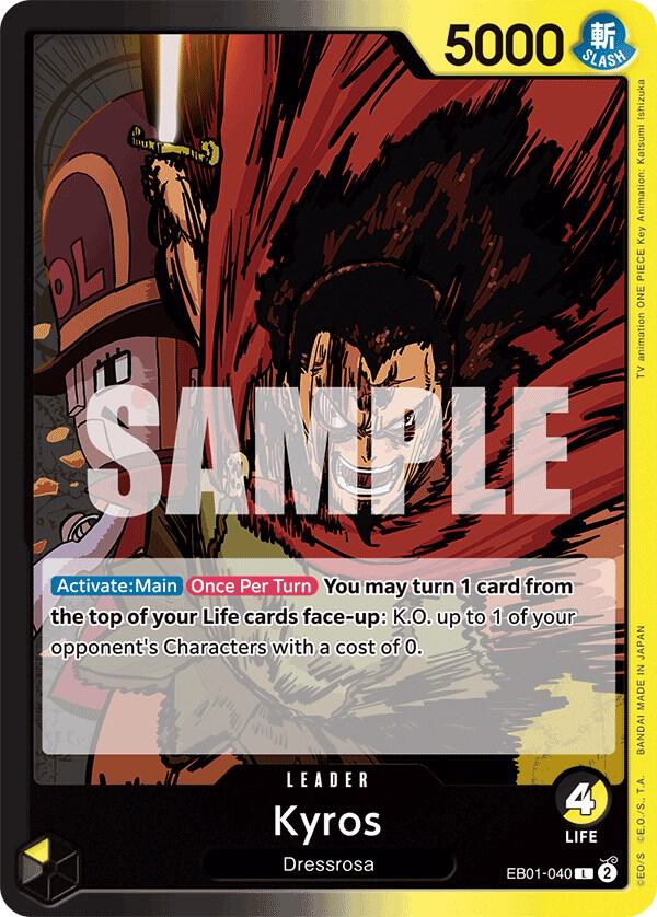Kyros L Extra Booster: Memorial Collection EB01-040 NM