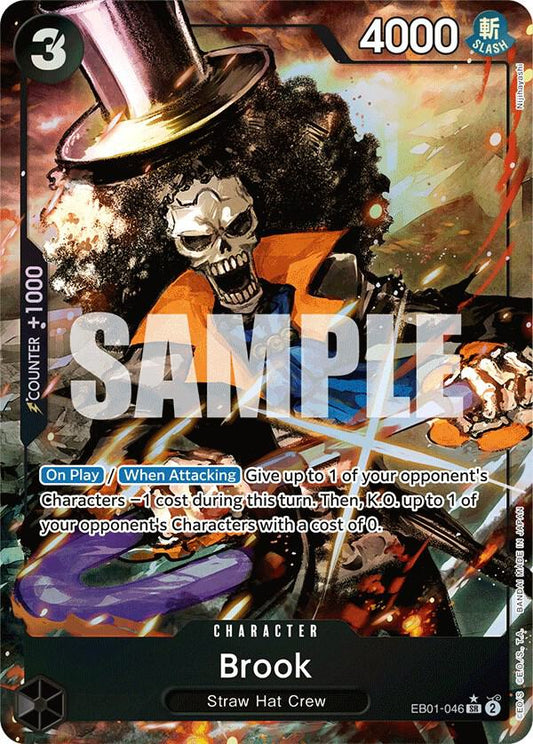 Brook (046) (Alternate Art) SR Extra Booster: Memorial Collection EB01-046 NM