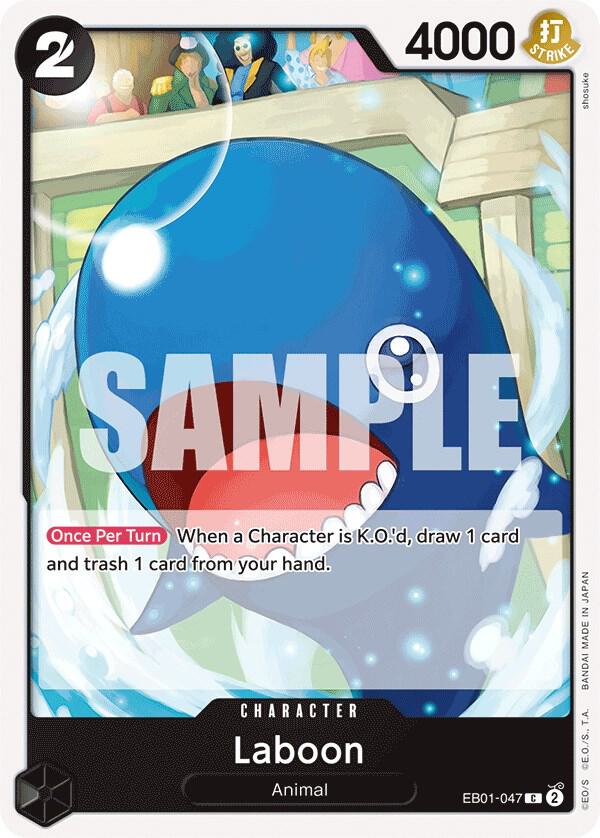 Laboon (047) C Extra Booster: Memorial Collection EB01-047 NM