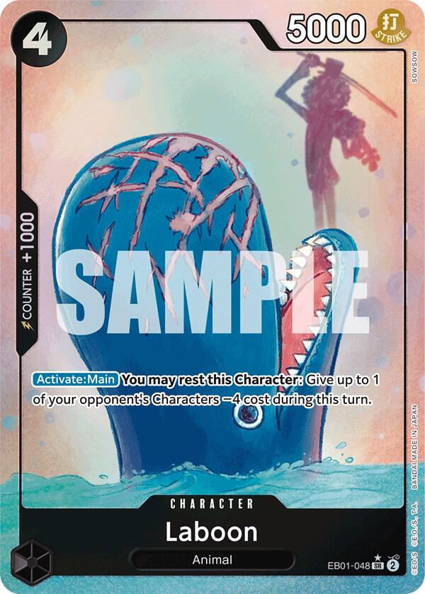 Laboon (048) (Alternate Art) SR Extra Booster: Memorial Collection EB01-048 NM