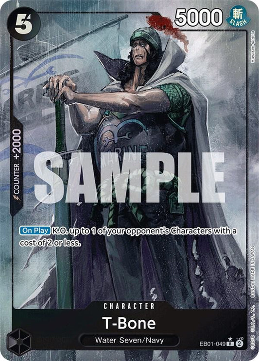 T-Bone (Alternate Art) R Extra Booster: Memorial Collection EB01-049 NM