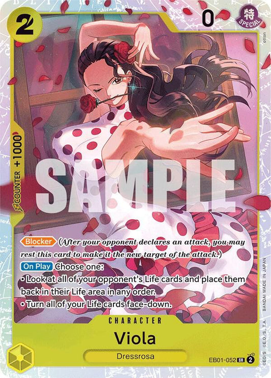 Viola SR Extra Booster: Memorial Collection EB01-052 NM