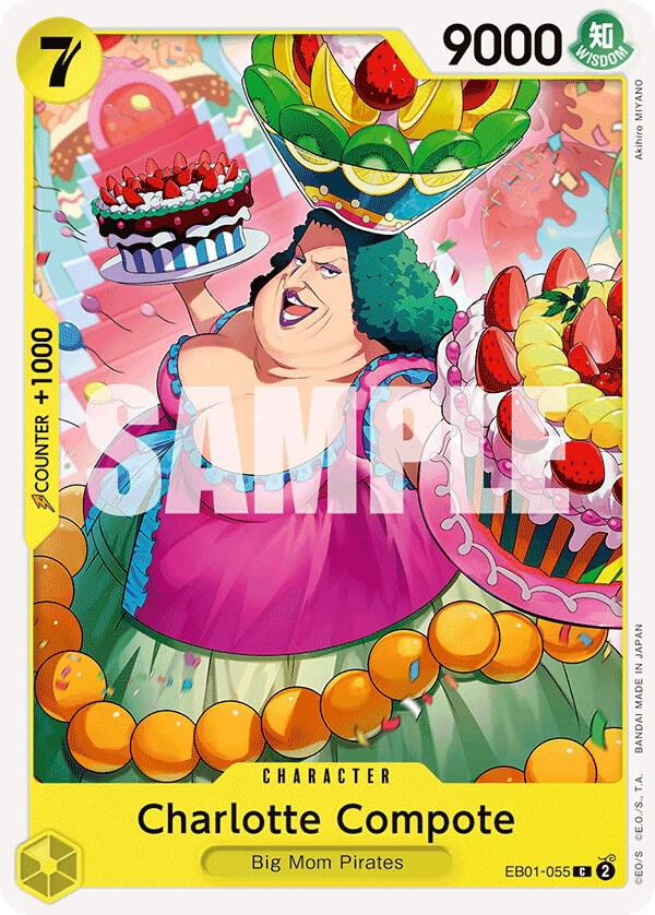 Charlotte Compote C Extra Booster: Memorial Collection EB01-055 NM