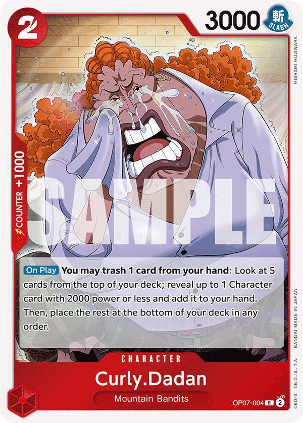 Curly.Dadan R 500 Years in the Future OP07-004 NM